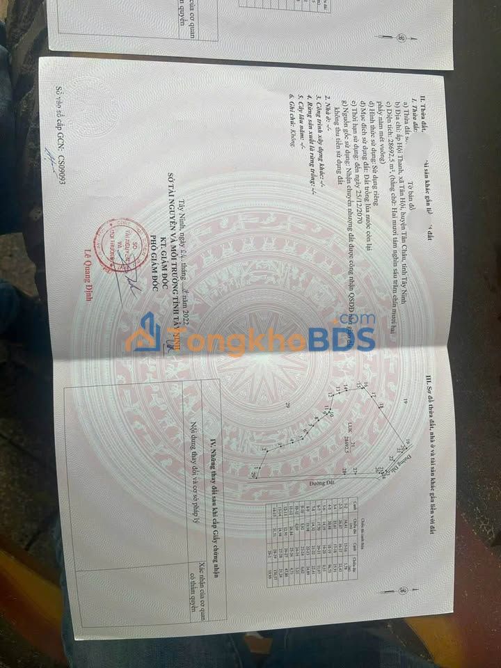 Bán gấp farm 45.000m² mặt tiền 420m đất đỏ tại Tân Hội, Tây Ninh