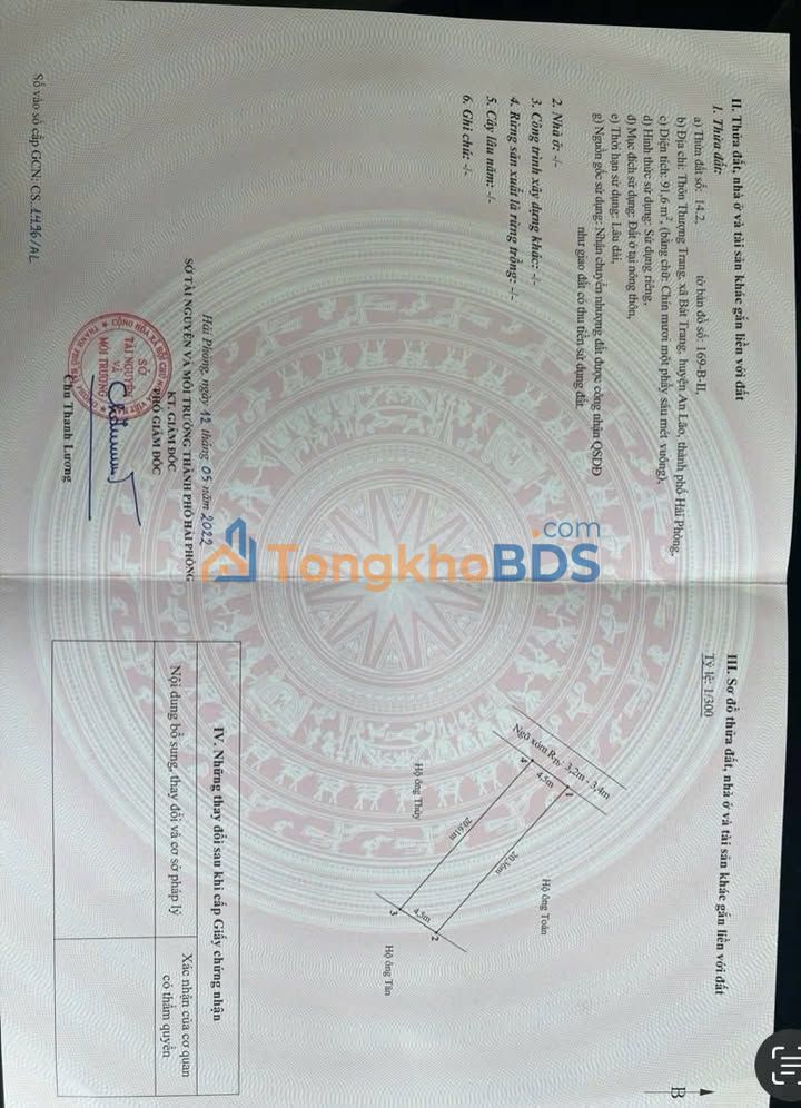 Đất nền Bát Tràng, Gia Lâm 92m² - Sổ đỏ chính chủ, giá chỉ 1 tỷ