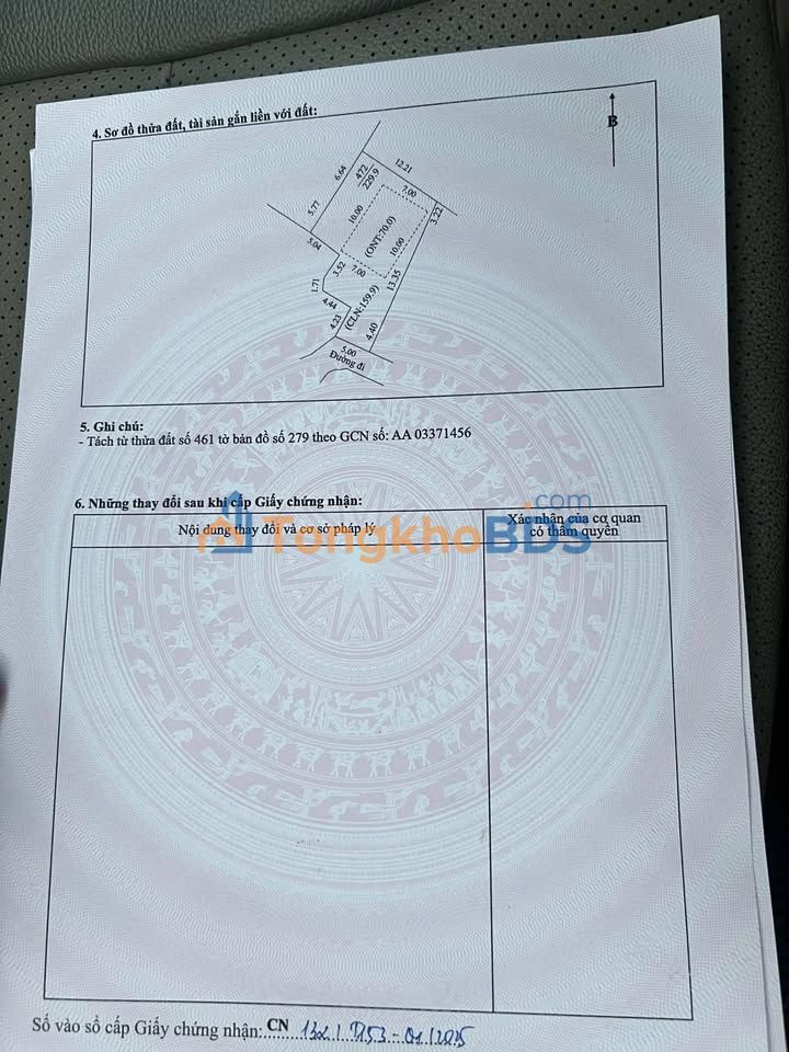 Bán đất 229.9m² Thổ cư Hiệp Hòa, Hà Nội - Sổ đỏ sẵn sàng