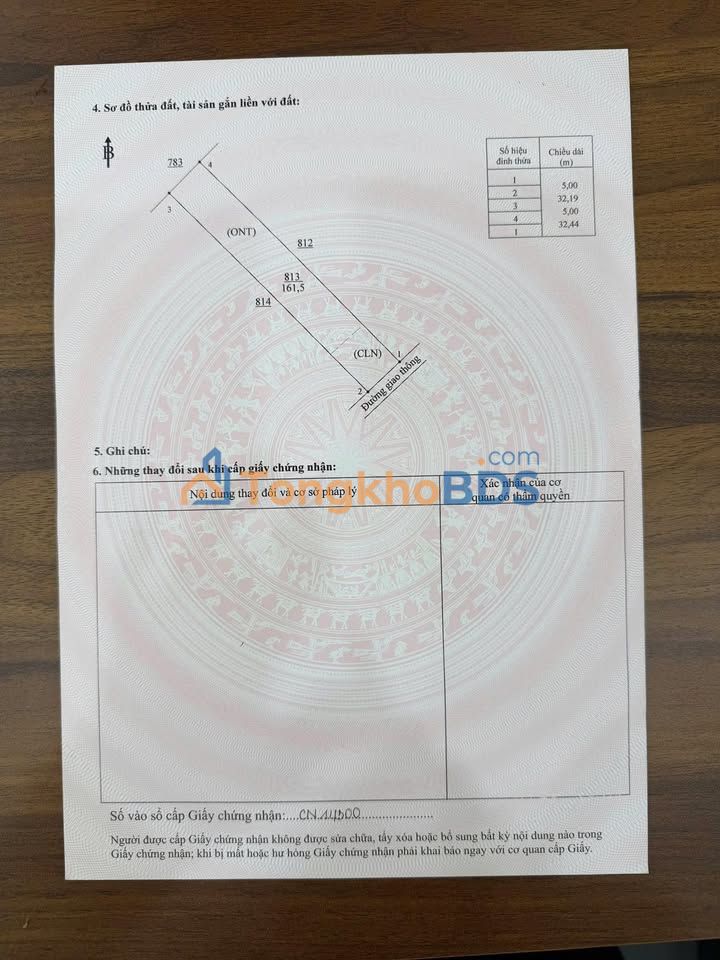 Đất nền Sổ hồng riêng Long Thành 160m² - Giá 600 triệu, gần trường học