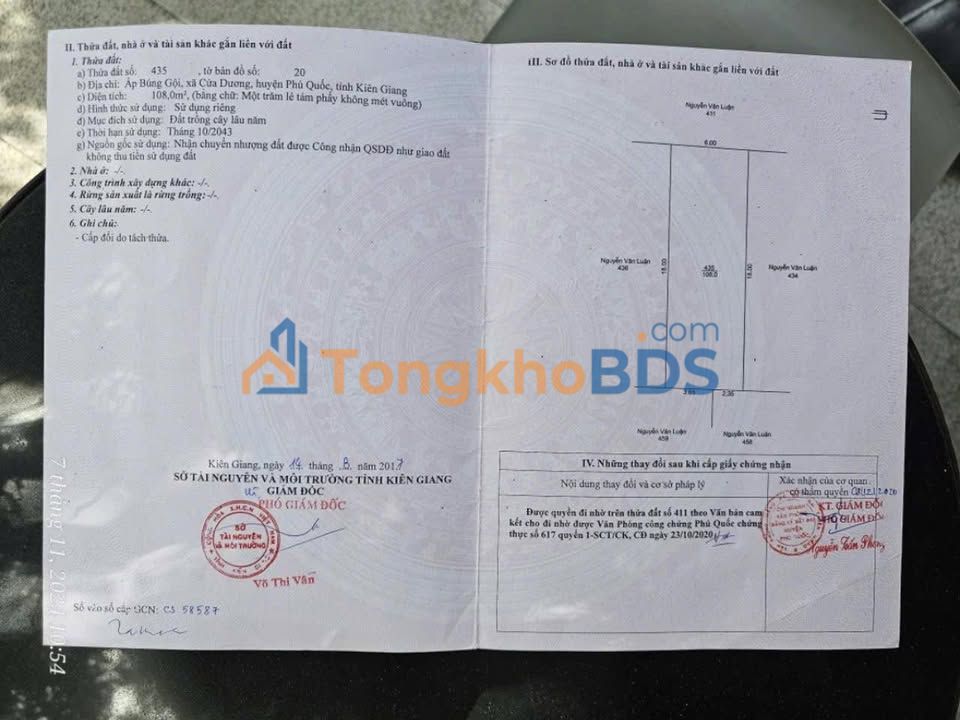 Đất nền Phoenix2 Gò Quao 108m² - Sổ đỏ thổ cư, giá 850 triệu