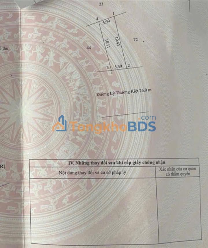 Nhà Mặt Tiền Lý Thường Kiệt Đông Hà - 107m² - Giá 2.x Tỷ