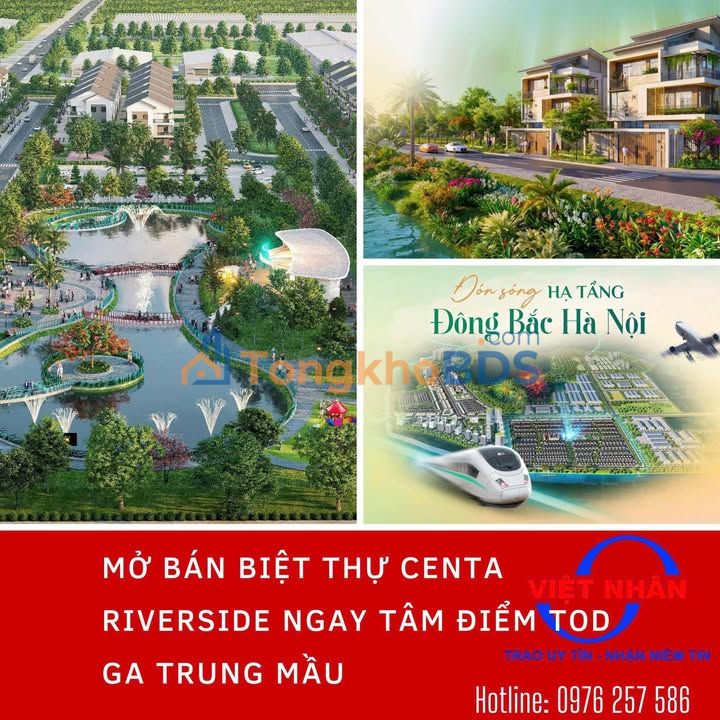 Đất nền Centa Riverside 225m² - 2 năm không lo gốc lãi, sổ đỏ lâu dài