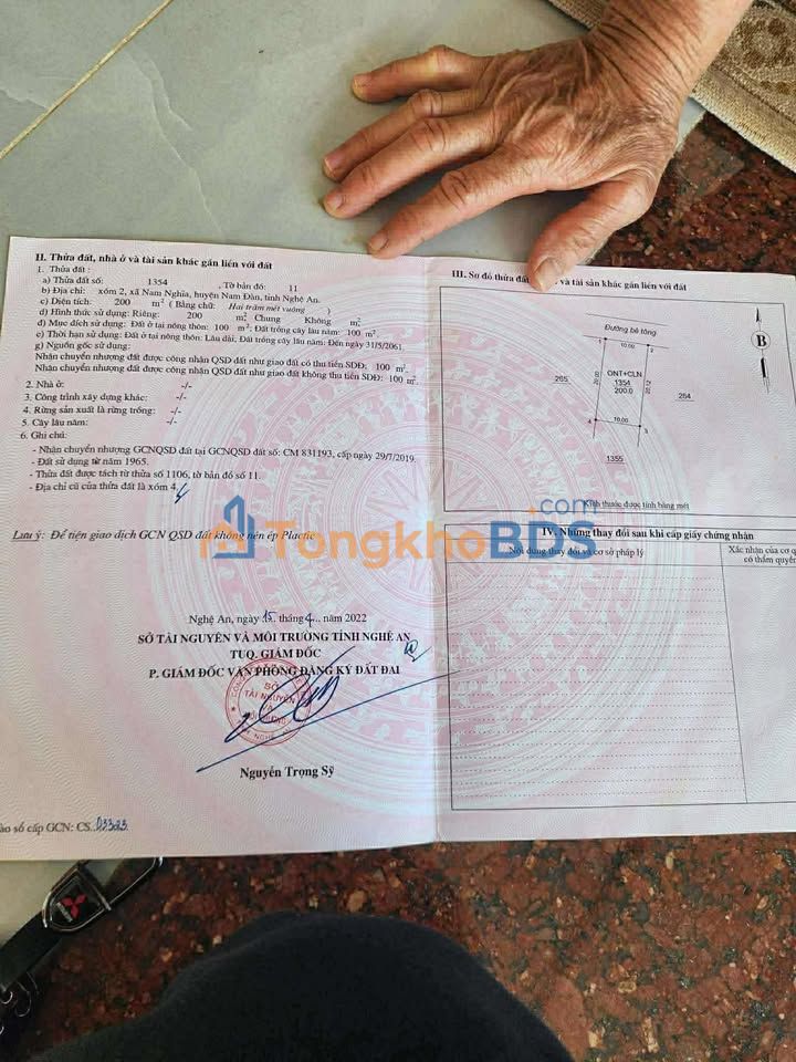 Đất Nền Nam Đàn 10x20m - Sổ Đỏ Sẵn Sàng - Giá Đầu Tư 1.2 Tỷ