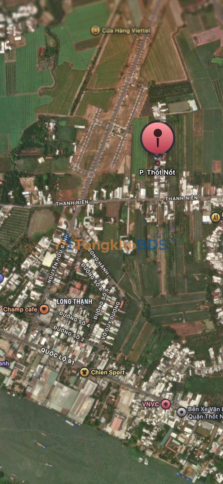 Bán Nền Thổ Cư KDC Long Thạnh 2, Cần Thơ - 78m² Giá 950 Triệu