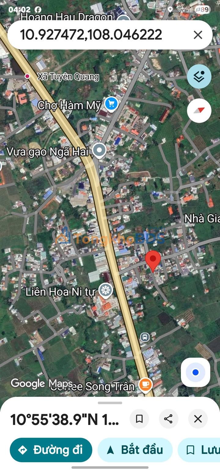 Đất Nền 146m² Mặt Tiền 6.8m - Gần Ngã 2 Hàm Mỹ, Phan Thiết