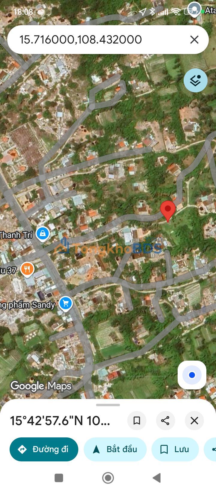 Đất Vườn Thăng Trường, Quảng Nam - 1000m² Sổ Hồng, Gần Đường Lớn