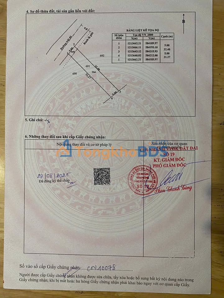 Đất thổ cư MT đường 29, Củ Chi - 160m² - 2.05 tỷ - Sổ hồng sẵn sàng