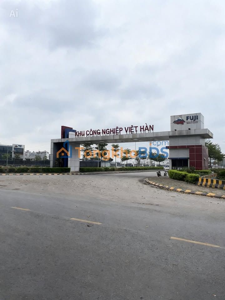 Cho thuê đất KCN Việt Hàn, Lạng Giang - 100.000m² làm xưởng, VP
