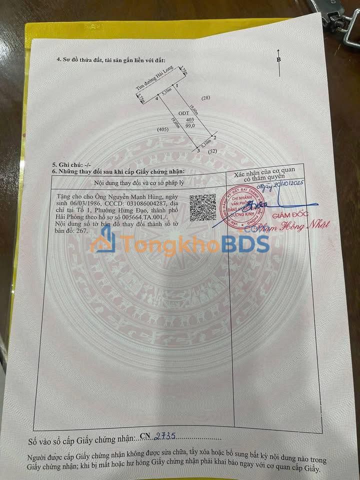 Đất Nền Hưng Đạo 99m² - Vị Trí Vàng, Kinh Doanh Sầm Uất