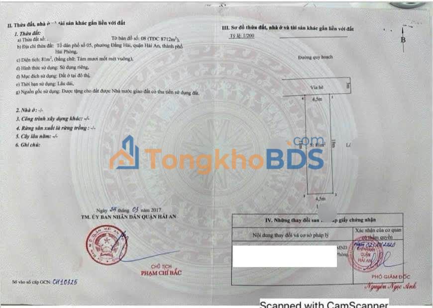 Đất Mặt Tiền Bùi Viện, Hải An - 81m² Kinh Doanh Đắc Lợi