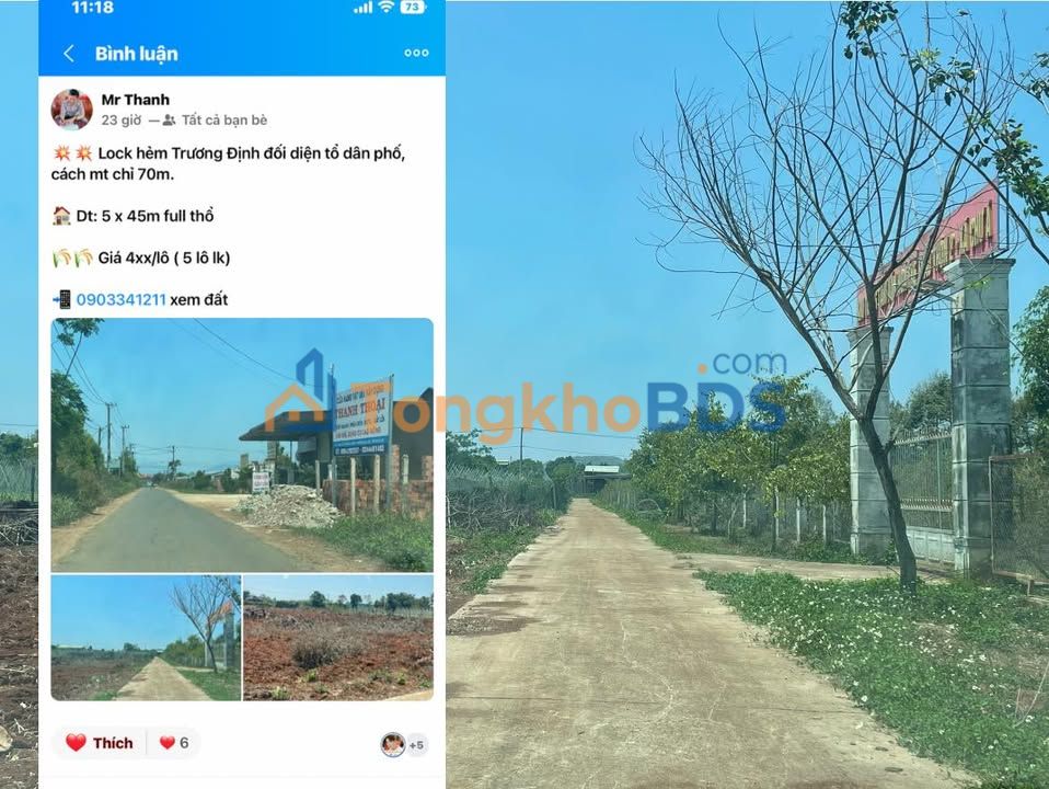 Đất nền sổ đỏ Xã Chư Á, Pleiku - 225m² giá chỉ từ 4xx triệu