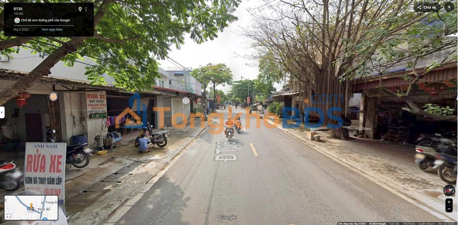 Bán đất mặt tiền TL35, Phố Nỷ - 101m² Sổ đỏ, Kinh doanh đắc lợi