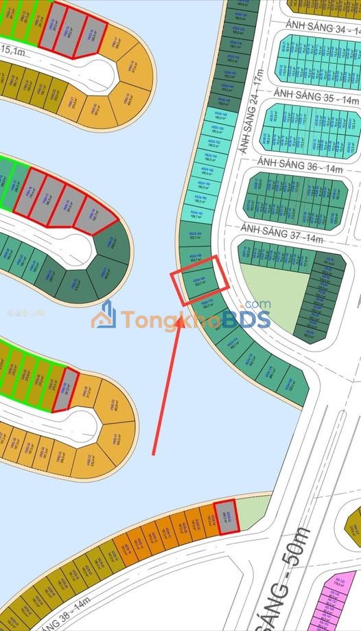 Biệt thự Đơn lập Vịnh Ngọc Củ Chi 302.7m² - Kinh doanh không giới hạn