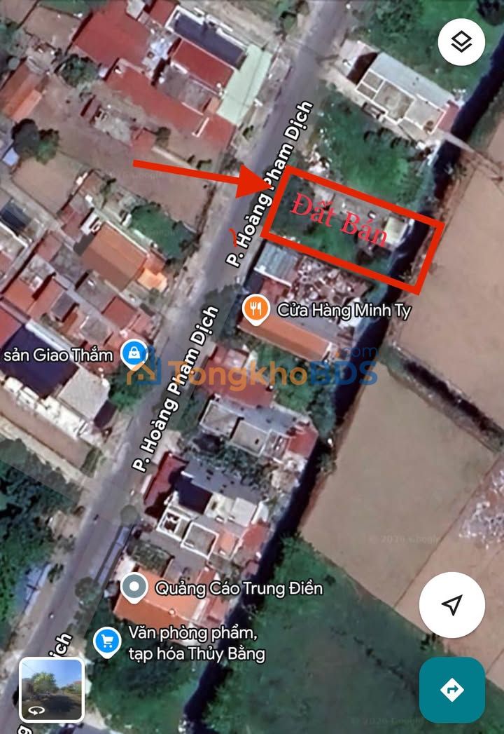Đất nền 98m² mặt đường Phạm Hoàng Dịch, Giao Thủy - 1.x Tỷ