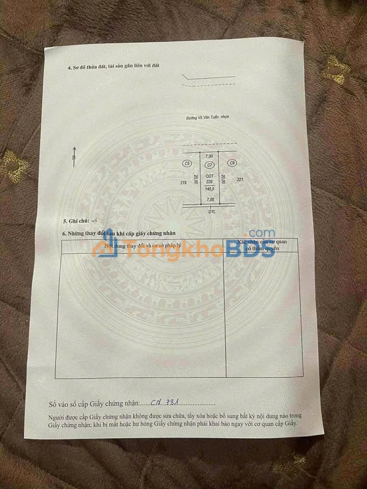 Đất Nền 140m² Mặt Tiền Đông Phùng Hưng, Đồng Hới - Giá 5.15 Tỷ