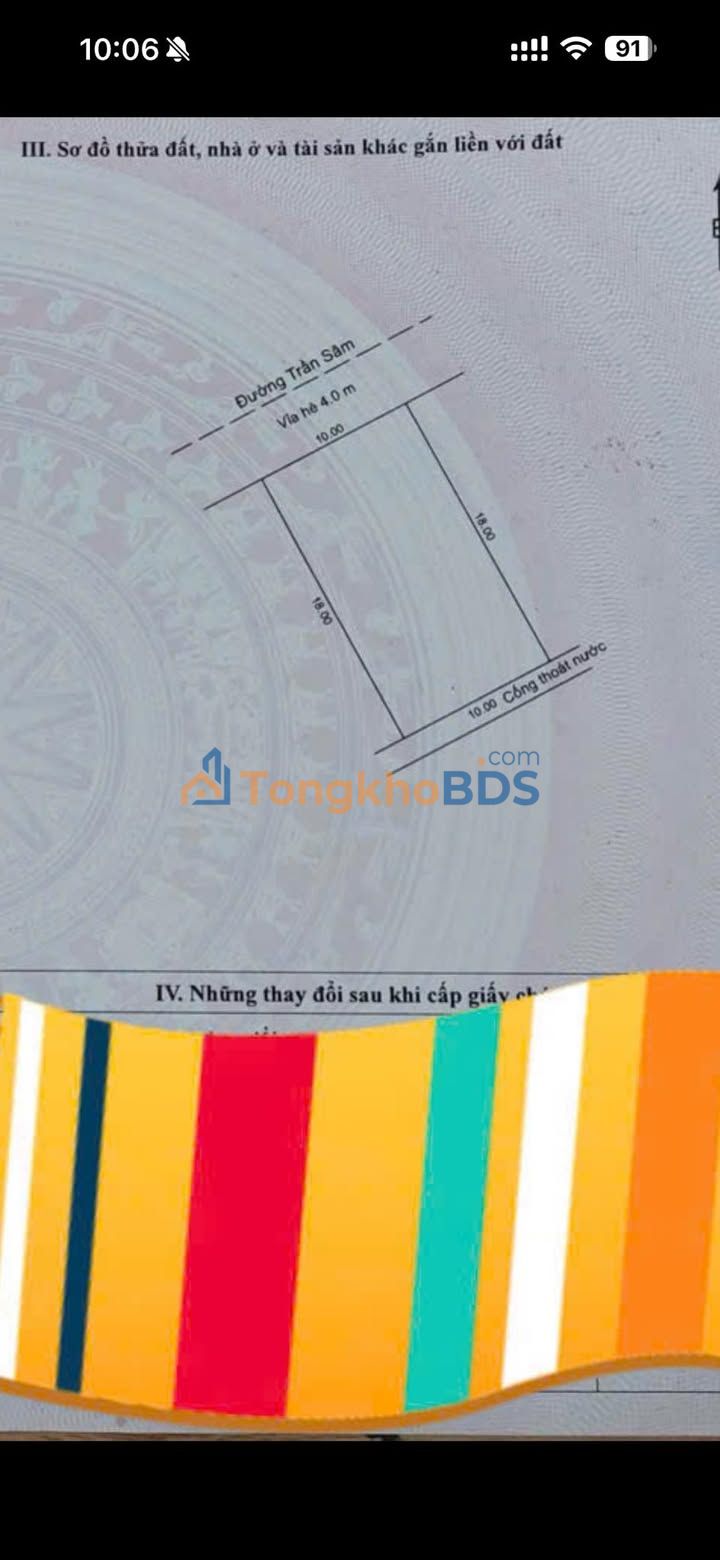 Nhà phố Trần Sâm Sơn Trà, 180m², 2 tầng, giá 1x tỷ - Sẵn sàng xây dựng