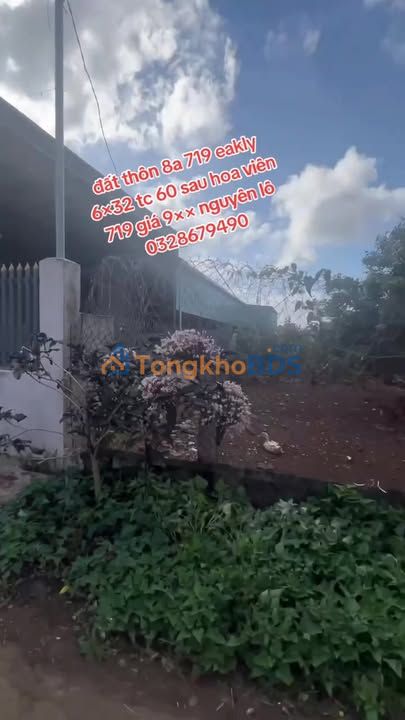 Đất Nền Ea Lê, Đắk Lắk - 192m² Sẵn Sổ Đỏ TC60