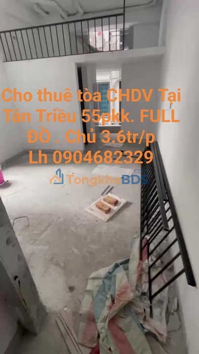 Chung cư mini 55 Kiến Hưng, Hà Đông - 3.6 triệu/phòng, full nội thất