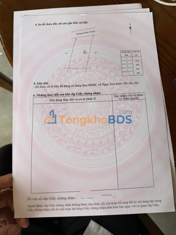 Bán Đất Nền Ngọc Sơn, Hà Tĩnh - Lô Góc 111m² Giá 650 Triệu