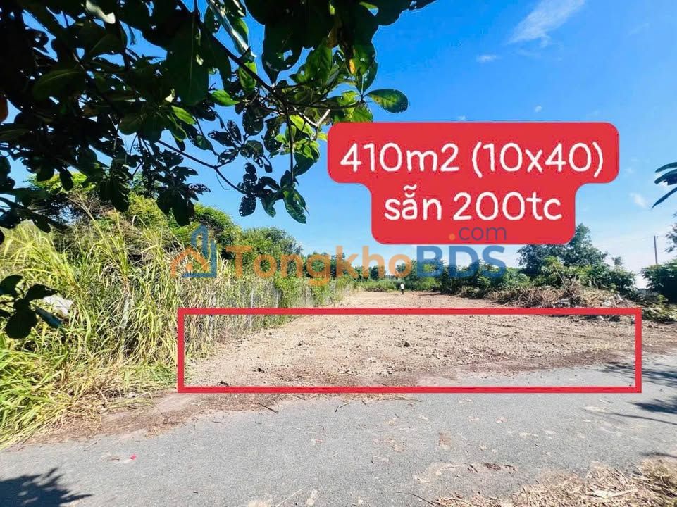 Bán Gấp Đất Nền 410m² (10x41m) Lỗ 1.29 Tỷ, Sổ Hồng Tại Long Đất