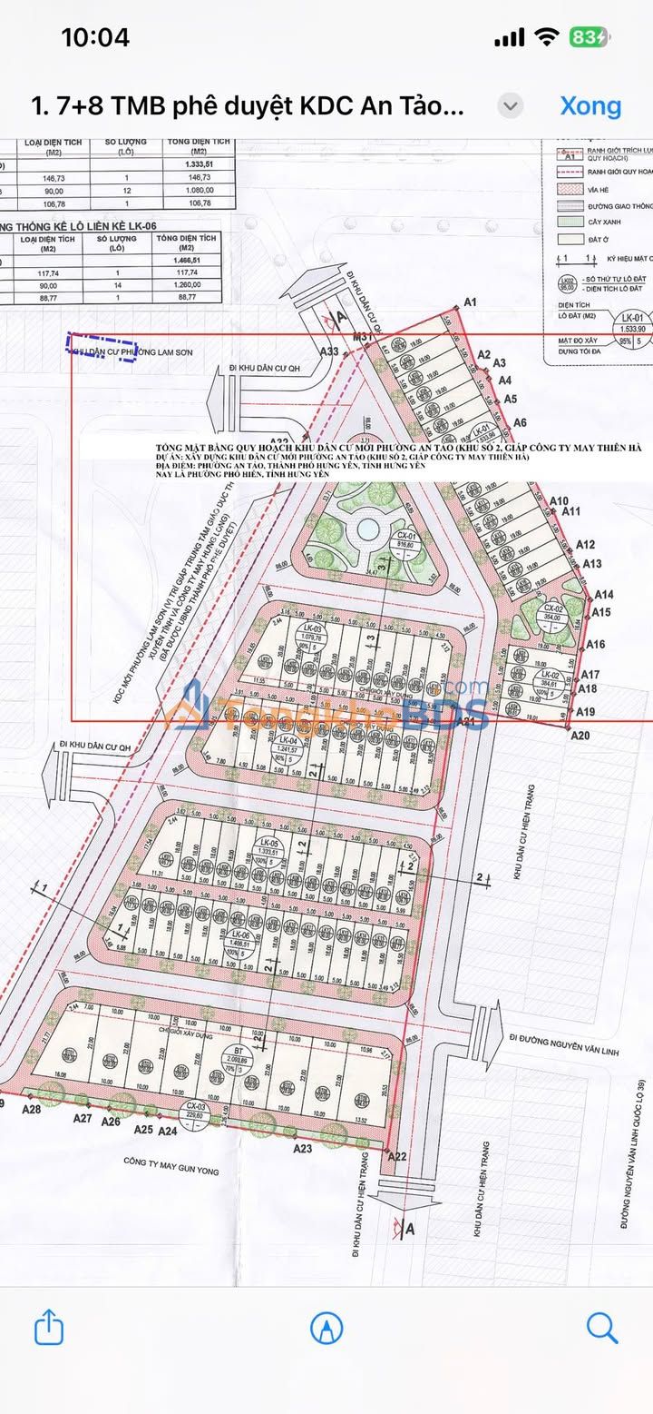 Đất Đấu Giá Nguyễn Văn Linh, Hưng Yên - 100m² - Sổ Đỏ, Hướng Nam/Bắc