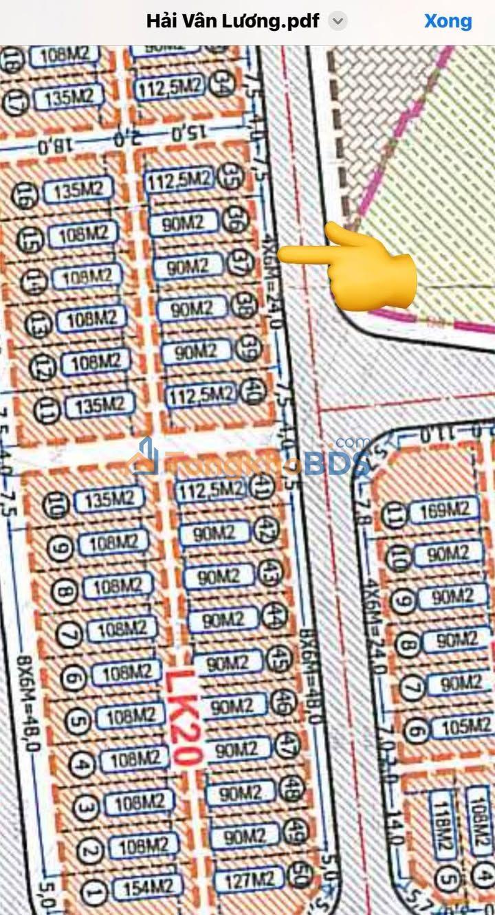 Đất nền Hải Vân Lương, Quỳnh Phụ, Thái Bình - 90m² - 1.62 tỷ - Sổ đỏ sẵn sàng