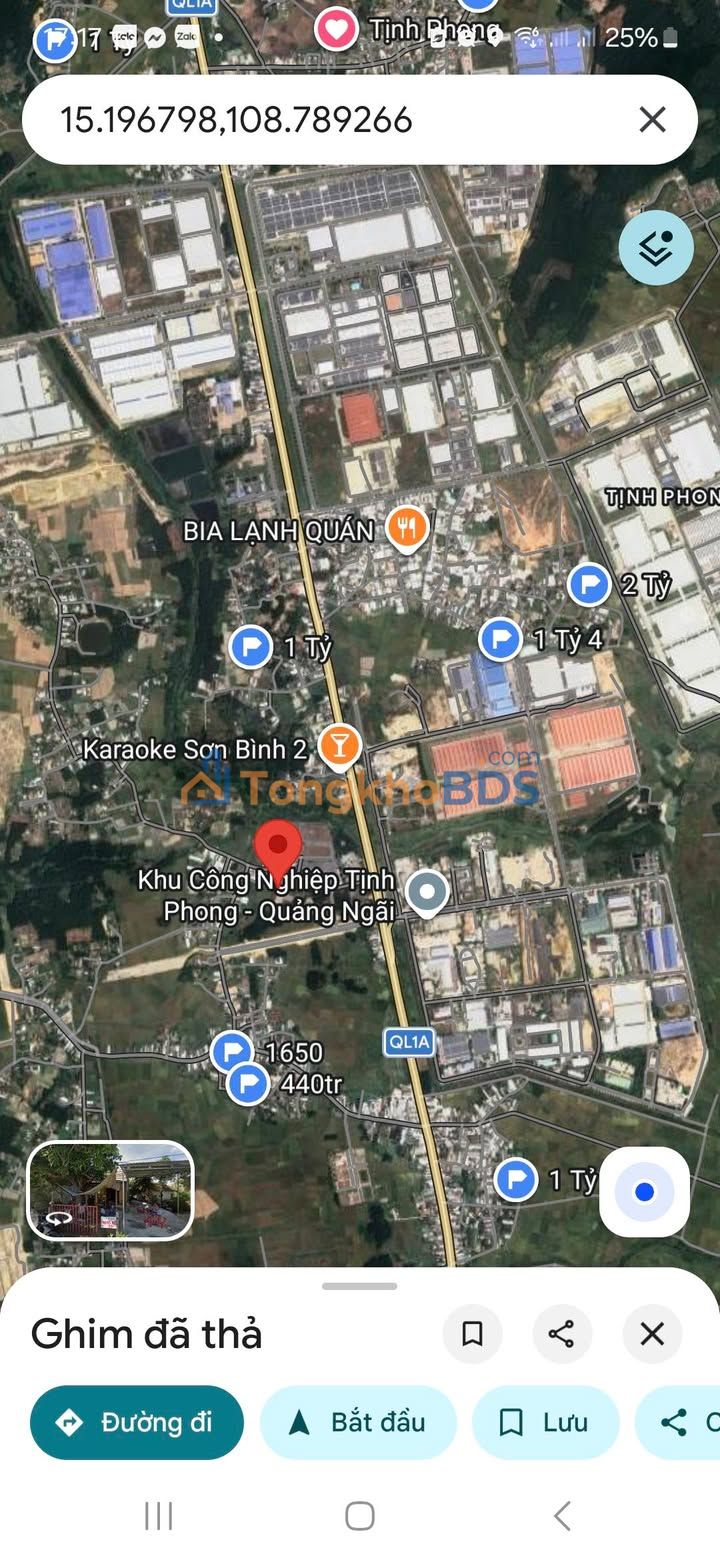 Đất Vàng Tịnh Phong - 270m² Sẵn Sàng Xây Trọ VIP Gần KCN Quảng Ngãi