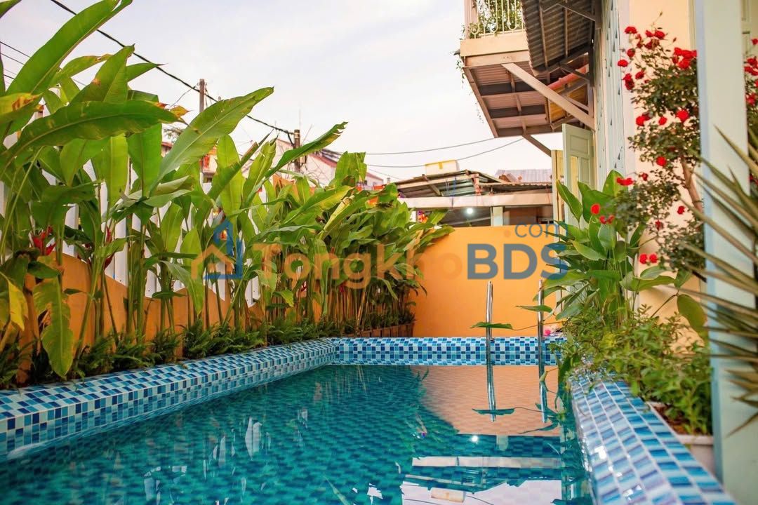 Biệt thự Cẩm Châu 200m² - 5PN, Hồ Bơi Trong Nhà, Full Nội Thất - Giá 11 Tỷ