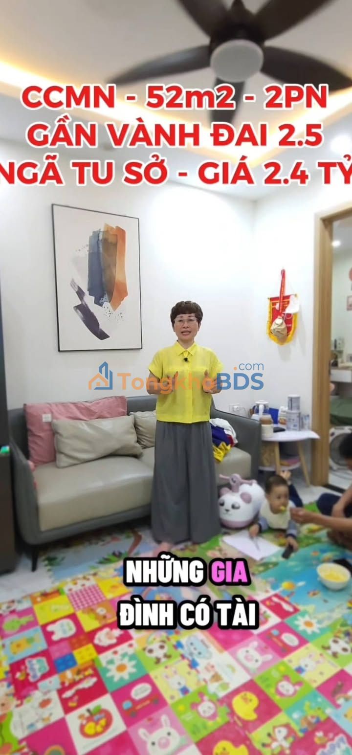 Chung cư mini 52m² Đống Đa - 2PN, Giá 2.4 tỷ - Sẵn sàng đón bạn!
