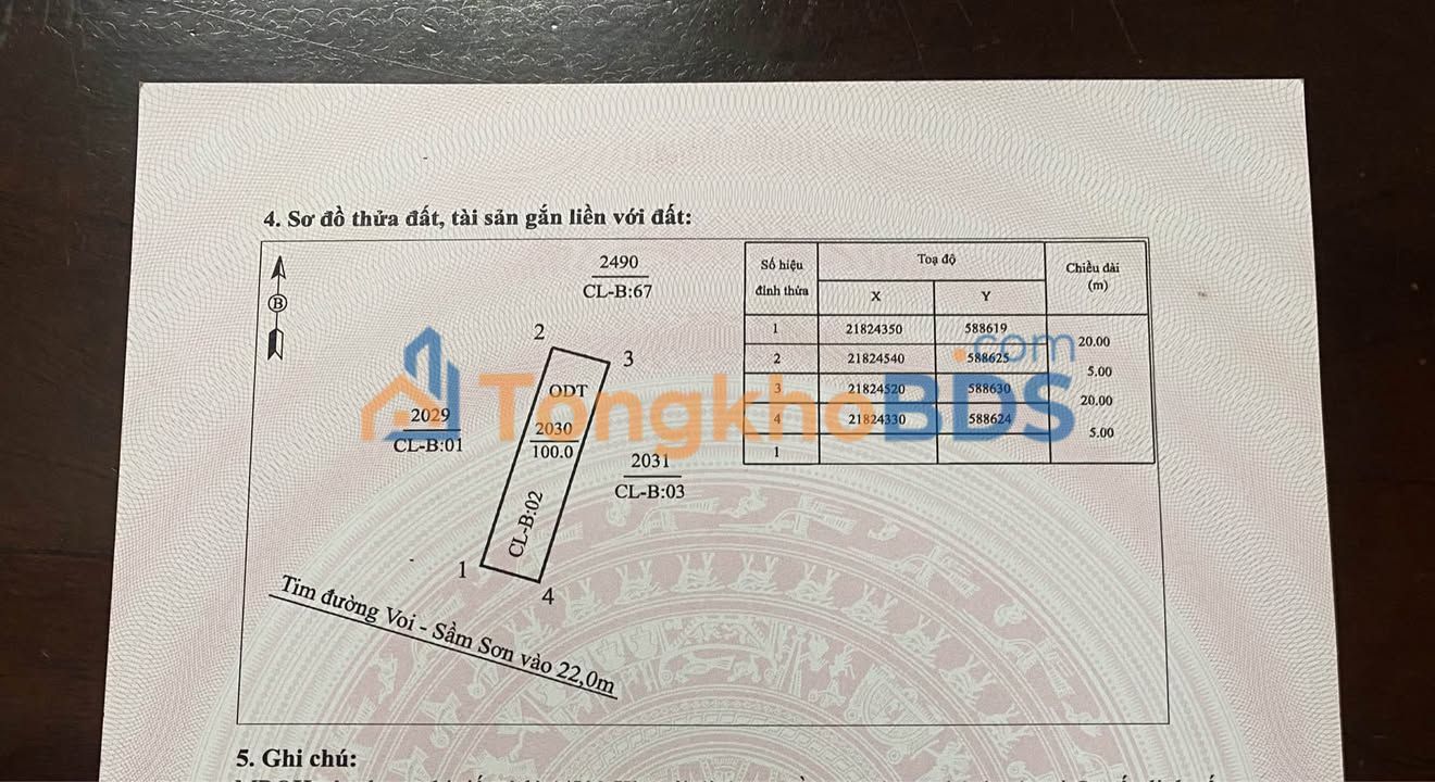 Bán Đất Ấp Ve Sầm Sơn 100m² - Lô Góc Võ Nguyên Giáp Giá Tốt