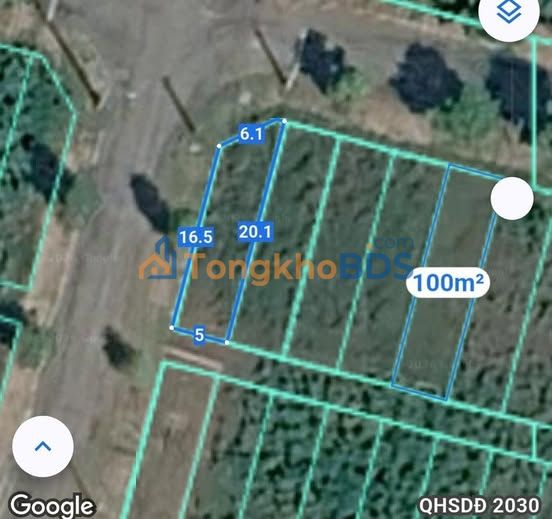 Bán Đất Lô Góc Xã Hoà Long, Bà Rịa - 92.6m² - Giá 1.3 Tỷ