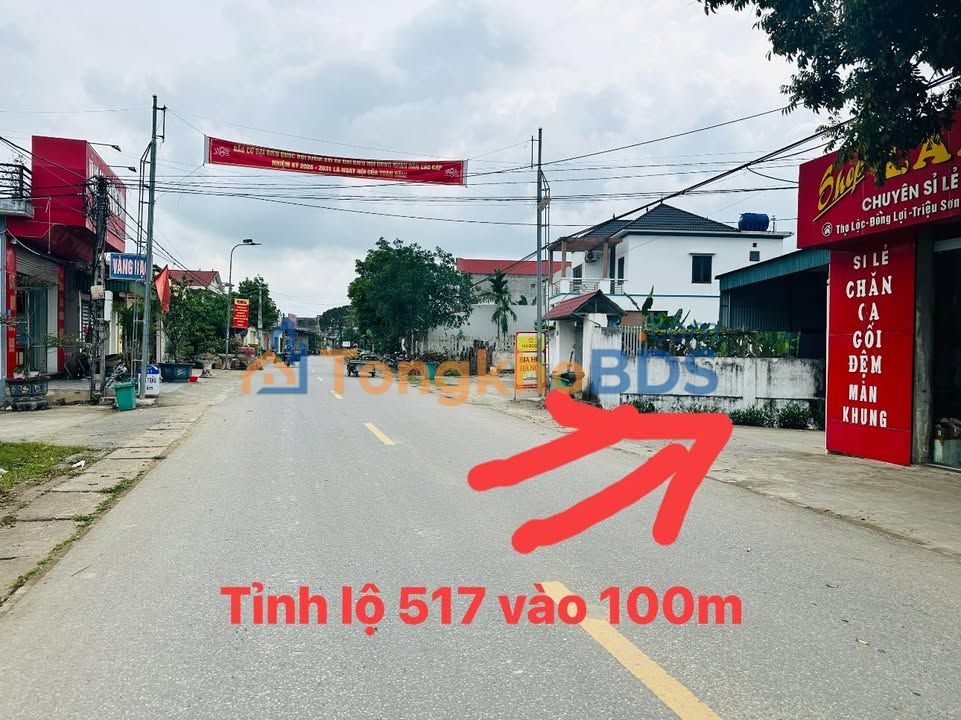 Đất nền Thọ Lộc, Triệu Sơn 138m² - Sổ đỏ sẵn, gần KCN Thăng Long