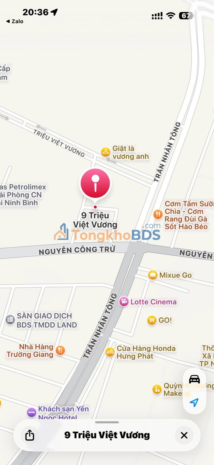 Bán đất Bích Đào Ninh Bình 78.4m² - Sổ đỏ chính chủ, giá 2.1 tỷ