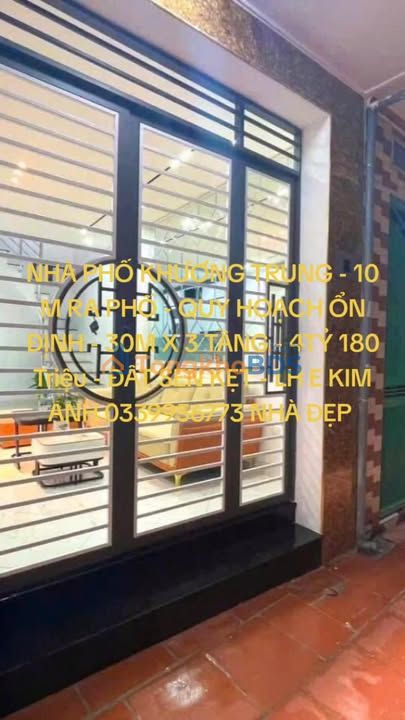 Nhà Khương Trung 30m² 3 Tầng Giá 4 Tỷ - Ngõ Thông Sẵn Ở