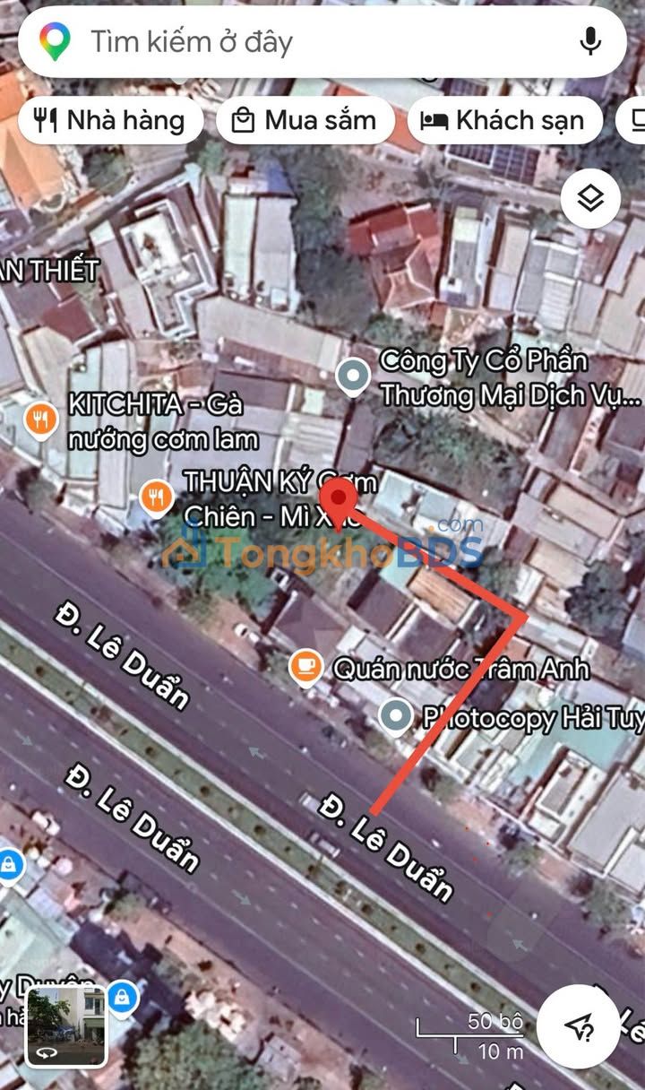 Đất Thổ Cư 76.6m² Mặt Tiền Lê Duẩn, Phan Thiết - Giá 1.5 Tỷ