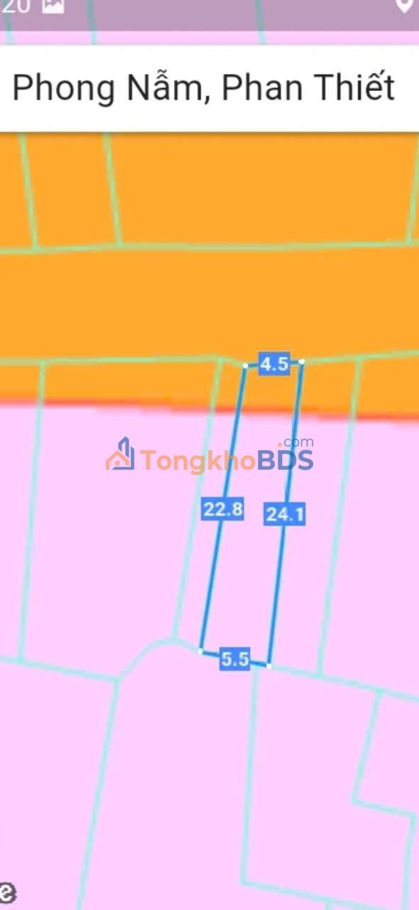 Đất Nền Góc 2 Mặt Tiền Đặng Văn Lãnh, Phan Thiết - 105m² Thổ Cư, Giá 1.9 Tỷ