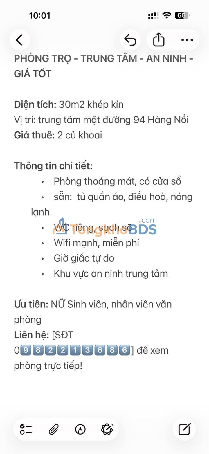 Phòng trọ 30m² trung tâm Hạ Long - Giá 2 triệu/tháng