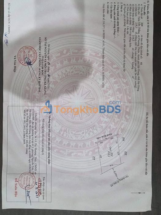 Đất nền Phương Thiện, Hà Giang 216m² - Giá 2.2 Tỷ, Full Thổ Cư