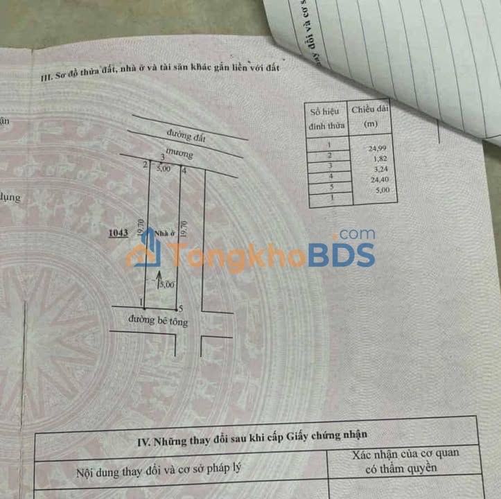 Bán nhà cấp 4 123m² mặt tiền đường betong, Xóm Đoàn Kết, Phan Thiết - 1.45 tỷ