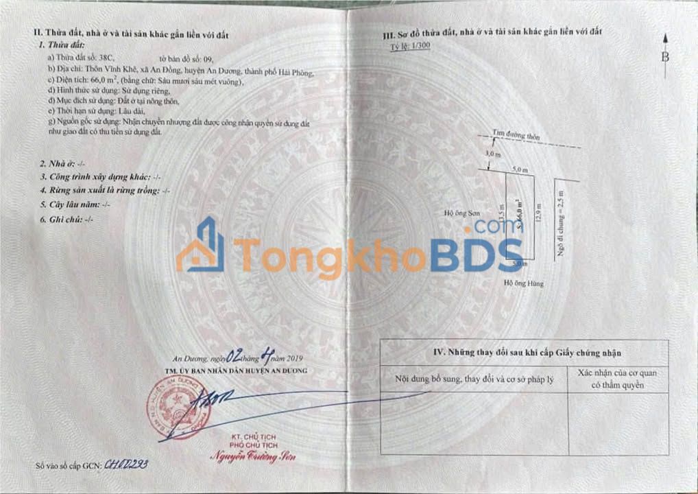 Đất Lô Góc An Dương 66m² - Tuyến 2 Máng Nước, Kinh doanh tốt