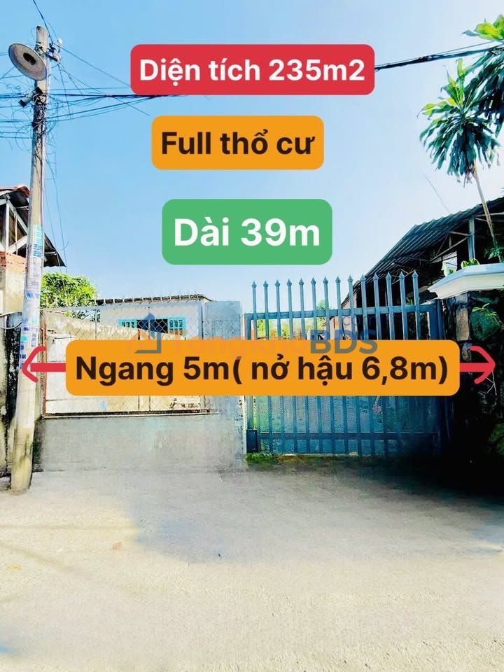 Đất Thổ Cư Hóc Môn 235m² - Sổ Sẵn, Ô Tô Tới Đất, Giá 4 Tỷ