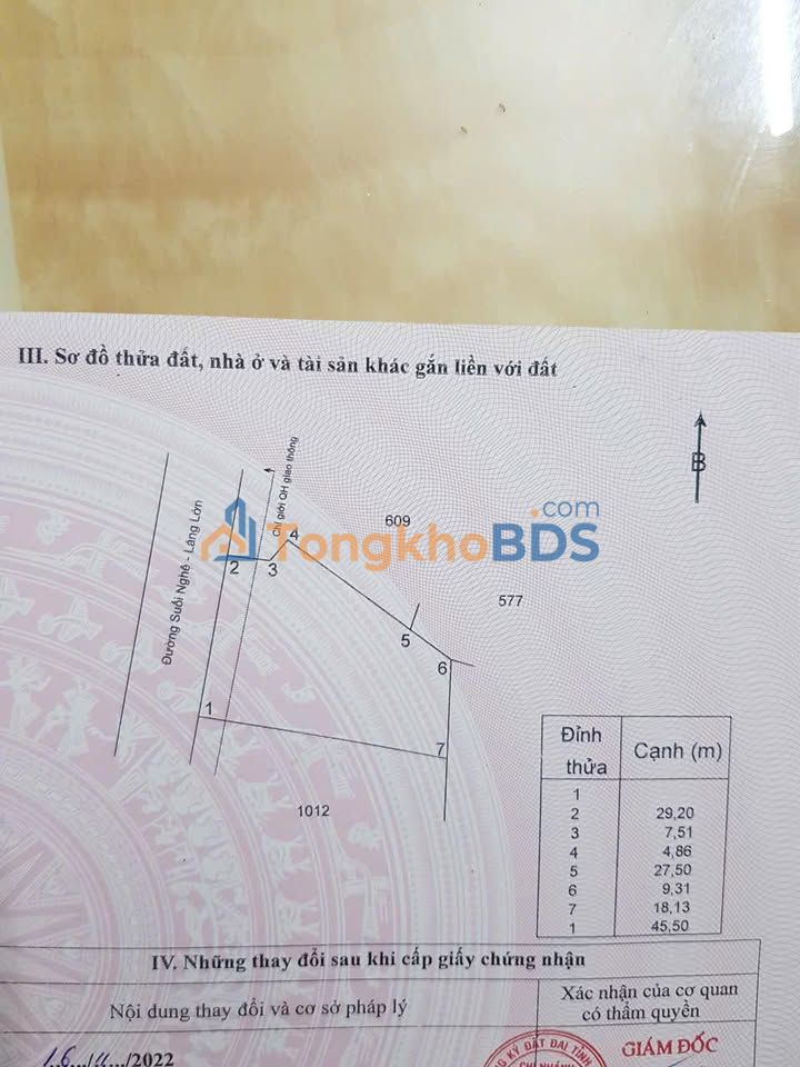 Đất Vườn 1.2 Sào Mặt Tiền Láng Lớn Suối Nghệ - Giá 4 Tỷ Đầu Tư Hấp Dẫn