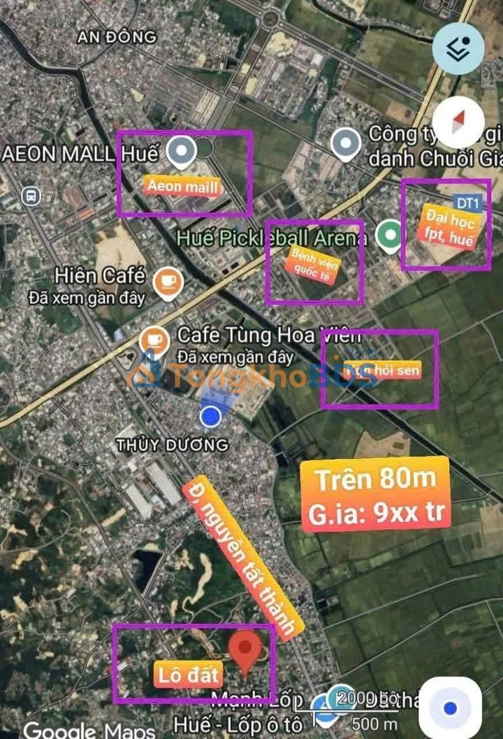 Đất Nền Hoàng Minh Giám, Huế: 80m² - Sổ Đỏ Sẵn Sàng Đầu Tư