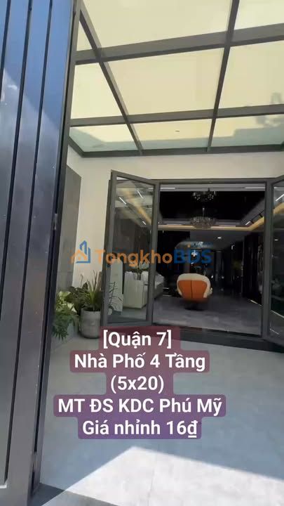 Nhà Mặt Tiền KDC Phú Mỹ, Quận 7 - 100m² Hướng Đông, Tặng Nội Thất Sang Trọng