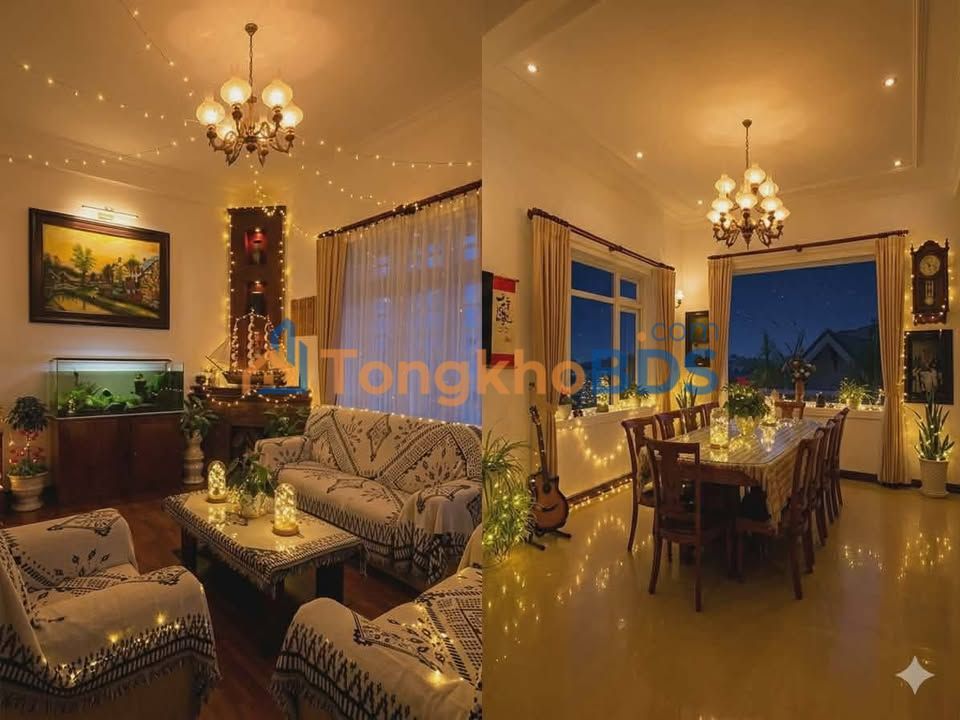Villa 328m² Lý Nam Đế, Đà Lạt - Hướng Nam, 8PN, Sổ Đỏ Hoàn Công