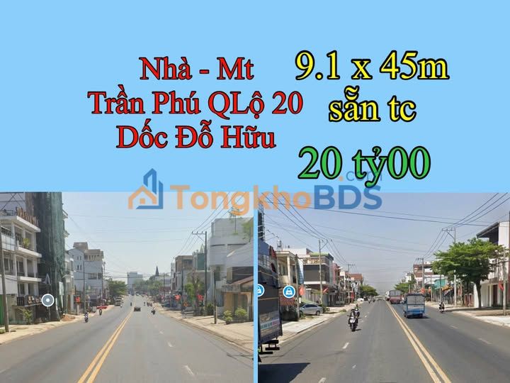 Nhà Mặt Tiền Trần Phú Lộc Tiến, Bảo Lộc - 410m², 20 Tỷ - View Đẹp