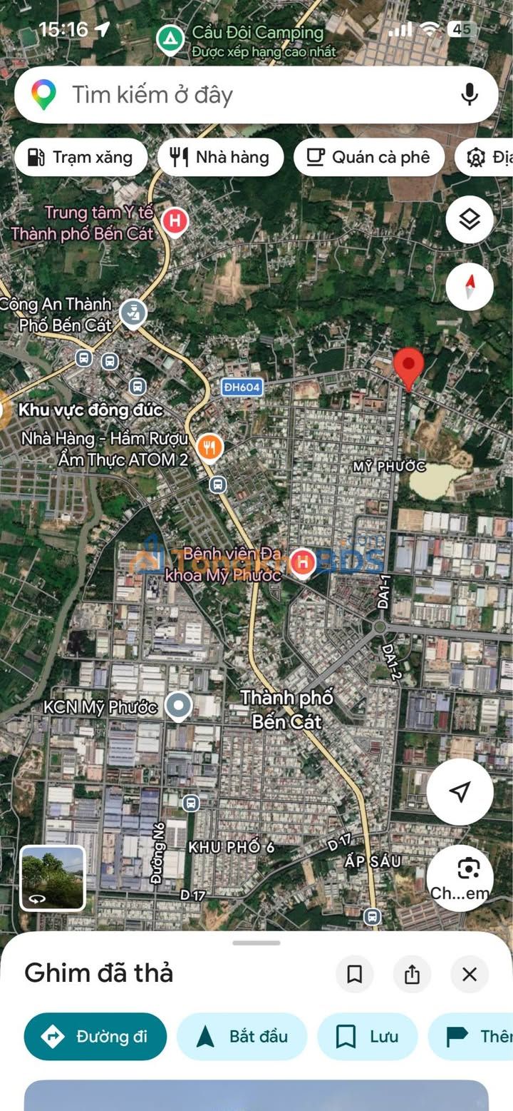 Nhà Mặt Tiền Kinh Doanh DH604 Bến Cát - 650m² - 8 Tỷ