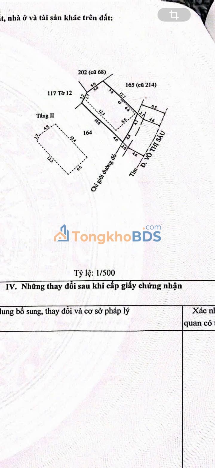 Mặt Tiền Võ Thị Sáu Q3 - 115.8m² - Kinh Doanh Đỉnh Cao