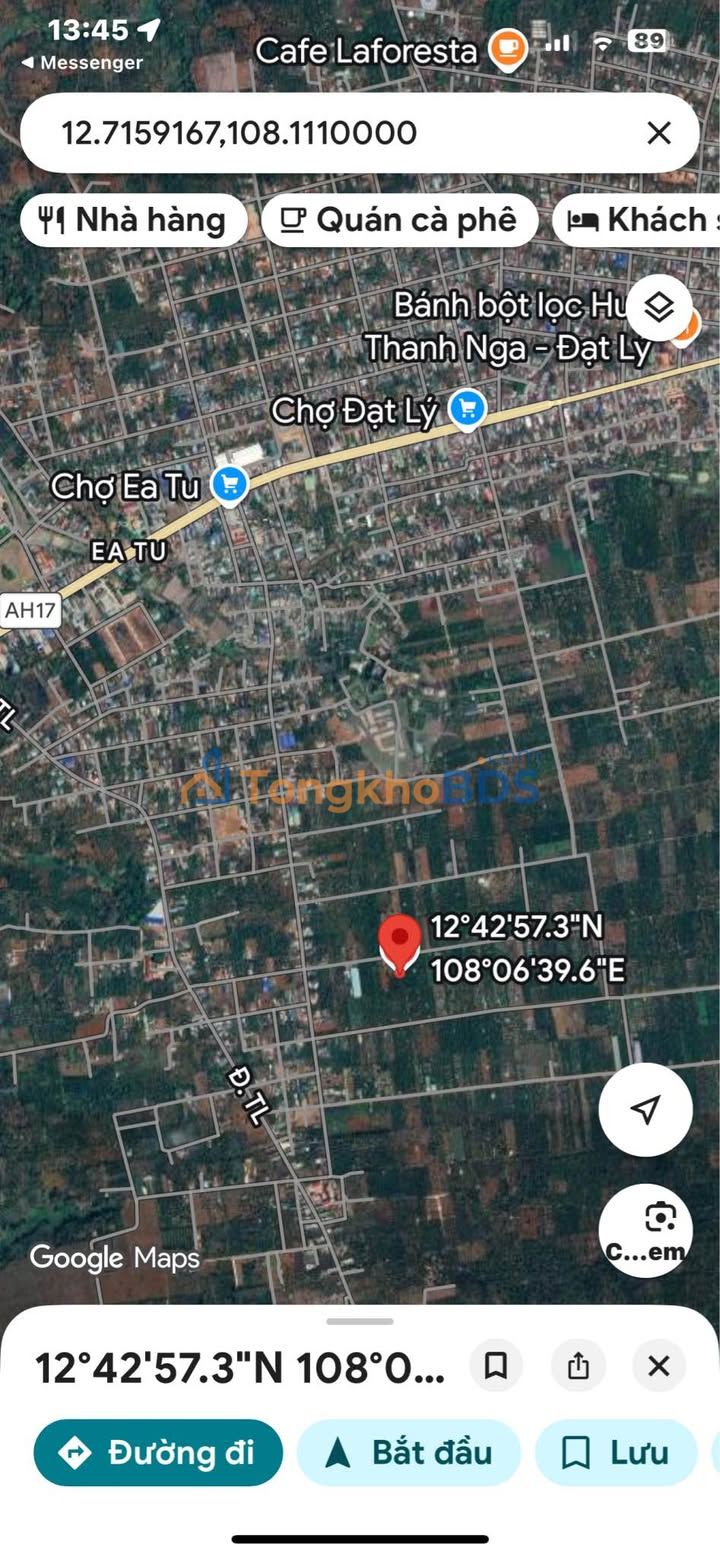 Đất thổ cư 567m² Phường Tân An, Buôn Ma Thuột - Giá F0 1.65 tỷ